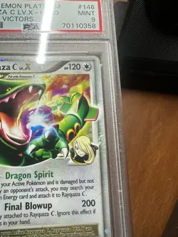 Pokemon TCG Supreme Victors Rayquaza C LV.X Holo 146/147 PSA 9 (2009) - Image 3