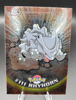 2000 Topps Chrome Series 2 - Pokemon Rhyhorn #111 - Image 1