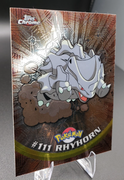 2000 Topps Chrome Series 2 - Pokemon Rhyhorn #111 - Image 2