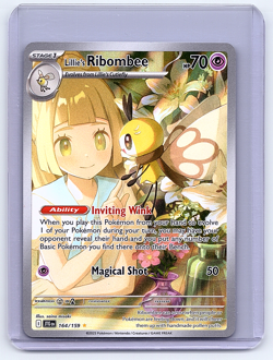 Lillie's Ribombee 164/159 Illustration Rare Journey Together Pokemon Near Mint - Image 1