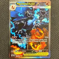 Pokemon Mega Charizard X ex 125/094 Phantasmal Flames Special Illustration Rare - Image 1