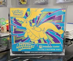 Sealed Ascended Heroes Pokemon Center ETB Elite Trainer Box w Acrylic Case - Image 1
