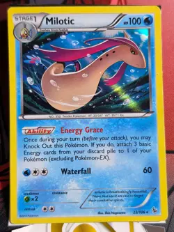 Milotic 23/106 Holo Rare Flashfire Pokemon Damaged - Image 1