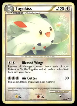 Togekiss 9/90 Holo Rare HGSS Undaunted Pokemon MP - Image 1
