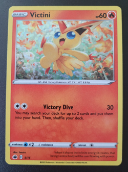Pokemon TCG McDonald's 2022 Promo Victini Holo 5/15 NM/M - Image 1