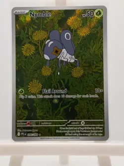 Nymble 096/094 Illustration Rare Phantasmal Flames Pokemon Near Mint - Image 1