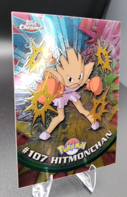 2000 Topps Chrome Series 2 - Pokemon Hitmonchan #107 - Image 2