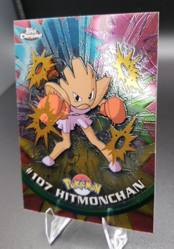 2000 Topps Chrome Series 2 - Pokemon Hitmonchan #107 - Image 3