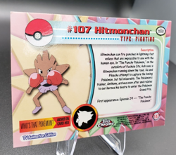 2000 Topps Chrome Series 2 - Pokemon Hitmonchan #107 - Image 5