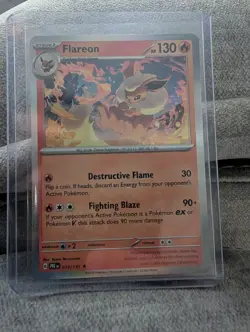 Pokemon TCG Prismatic Evolutions Reverse Holo Eevee & Eeveelutions Lot 9 - Image 3