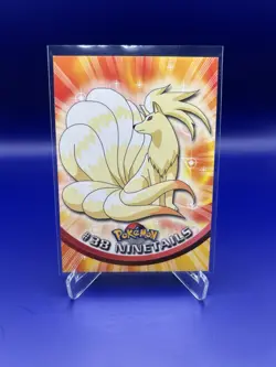 Pokemon Topps Ninetales #38 TV Animation Edition Blue Label Non Holo English LP - Image 1