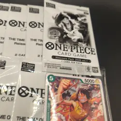 One Piece TCG OP-16 Release Event Pack Lot x10 + P-135 Luffy Welcome Pack 2026 - Image 3