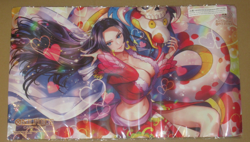 One Piece TCG Official Boa Hancock Chinese 2nd Anniversary Playmat Only New Mat - Image 1