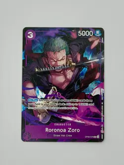 Roronoa Zoro (Welcome Pack Vol. 2) One Piece Promotion Cards - Image 1
