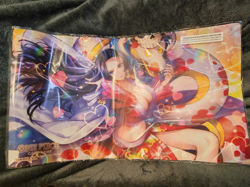 One Piece TCG Official Boa Hancock Chinese 2nd Anniversary Playmat Only New Mat - Image 1