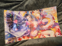 One Piece TCG Official Boa Hancock Chinese 2nd Anniversary Playmat Only New Mat - Image 4