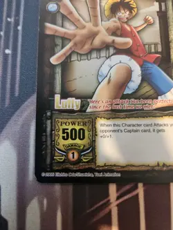 2005 ONE PIECE BANDAI'S CCG THE QUEST BEGINS LUFFY WITH A STRAW HAT LP - Image 2
