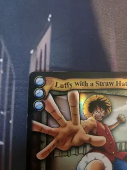 2005 ONE PIECE BANDAI'S CCG THE QUEST BEGINS LUFFY WITH A STRAW HAT LP - Image 3