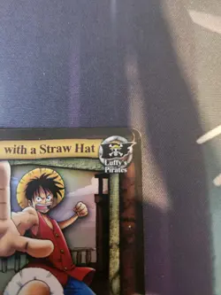 2005 ONE PIECE BANDAI'S CCG THE QUEST BEGINS LUFFY WITH A STRAW HAT LP - Image 4