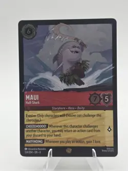 Disney Lorcana TCG Maui Half-Shark 124/204 Azurite Sea Legendary FOIL - Image 1