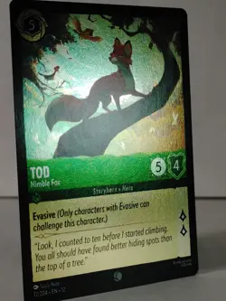 Tod - Nimble Fox - foil - Wilds Unknown #72 - LORCANA - NM - V - Image 2