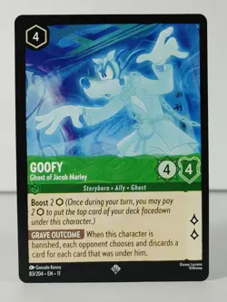 Goofy - Ghost of Jacob Marley - Super Rare - Winterspell #83 - LORCANA -B - Image 1
