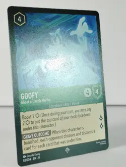 Goofy - Ghost of Jacob Marley - Super Rare - Winterspell #83 - LORCANA -B - Image 2