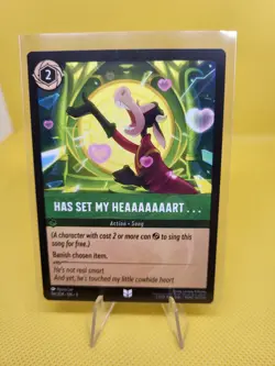 HAS SET MY HEAAAAAAART... 2024 Disney Lorcana Into the Inklands 94/204 Cold Foil - Image 1