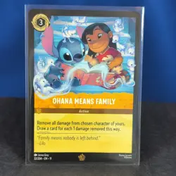 Disney Lorcana Lilo & Stitch Ohana Means Family First Chapter 32/204 Amber C EN - Image 1