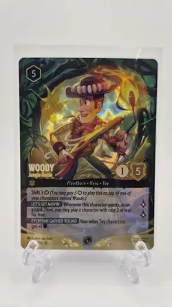 Disney Lorcana Woody - Jungle Guide Top 8 Set Championship Promo Enchanted - Image 1