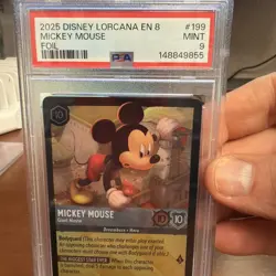 Disney Lorcana TCG Reign of Jafar Mickey Mouse Giant Mouse Legendary🔥📈PSA 9 - Image 2
