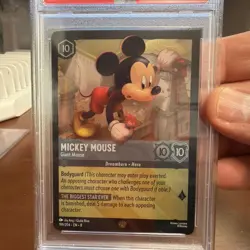 Disney Lorcana TCG Reign of Jafar Mickey Mouse Giant Mouse Legendary🔥📈PSA 9 - Image 3
