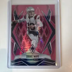 2025 Panini Phoenix - Drake Maye #111 Pink Hyper /299 - Image 1