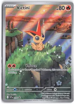 Victini 208 Holo Promo Scarlet & Violet Promo Pokemon NM - Image 1