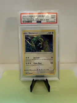Pokemon TCG: SWSH Black Star Promos Rayquaza SWSH 029 Promo PSA 9 - Image 2