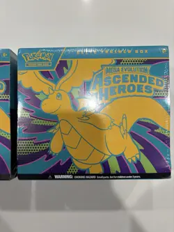 Pokemon TCG Mega Evolution Ascended Heroes Elite Trainer Box Lot of (2) ETB - Image 4