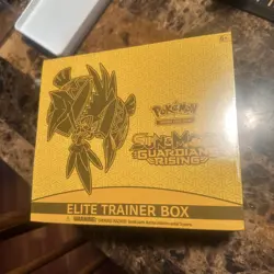 2017 POKEMON TCG SUN & MOON GUARDIANS RISING ELITE TRAINER BOX ETB SEALED & Case - Image 2