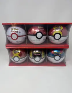 Pokemon Pokeball Tins - Costco Exclusive 6-Pack - Brand New Factory Sealed G25 - Image 1