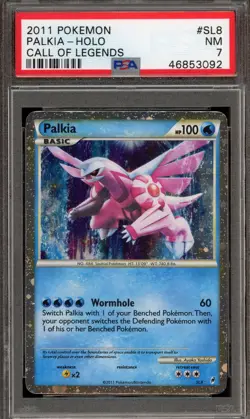 Pokemon Palkia Call of Legends Holo Rare #SL8 PSA 7 - Image 1