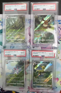 PSA 10 Evee Umbreon Sylveon Leafeon Pokemon Chinese Gem Pack VOL.2 - Image 1