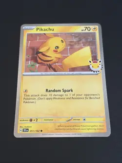 Pikachu 051/162 Pokemon Day 2026 Promo NM - Image 1