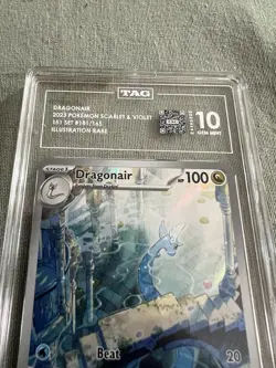 TAG 10 Dragonair 181/165 Illustration Rare English 2023 Pokemon 151 Rank 8th - Image 3