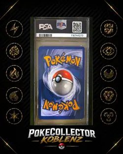 PSA 8 Dunkles Glurak 4/82 DE - Pokemon Holo Slab - Dark Charizard - Image 2