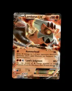 Pokemon Landorus EX Boundaries Crossed Holo - Image 1