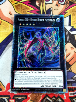 Number C104: Umbral Horror Masquerade ra05-en046 (NEW) Platinum-Secret Yu-Gi-Oh! - Image 1