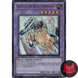 Yugioh Gladiator Beast Essedarii EXVC-EN086 Ultra Rare 1st Edition NM - Image 1