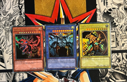 LC01 God Set Obelisk Ra Slifer Ultra Rare Limited Edition NM Yugioh - Image 1