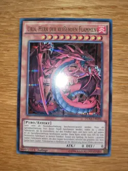 Yugioh URIA, HERR DER REIßENDEN FLAMMEN dusa-de096 Ultra Rare deutsch 1. Auflage - Image 1