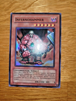 Infernohammer CMC-DE002 Super Rare Deutsch Promo Yugioh - Image 1