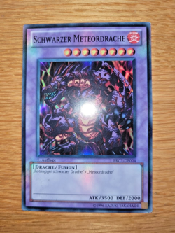 YU-GI-OH! Schwarzer Meteordrache Super Rare Deutsch PRC1-DE004 1. Auflage - Image 1